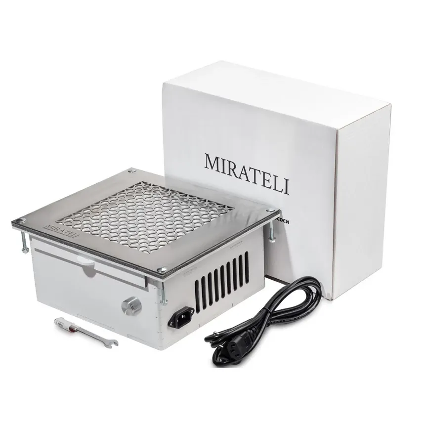 Вытяжка врезная для маникюра SV 500 с Нера фильтром профессиональная (решетка нержавеющая металлик) Киев - изображение 3