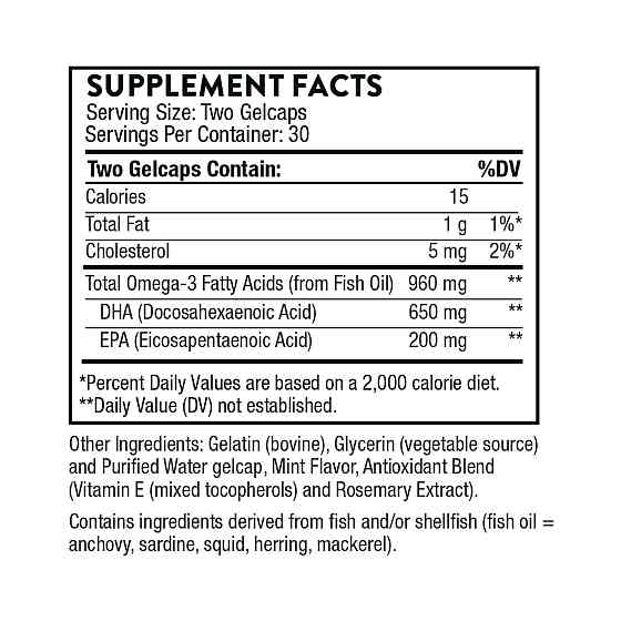 Prenatal DHA - 60 gelcaps Київ