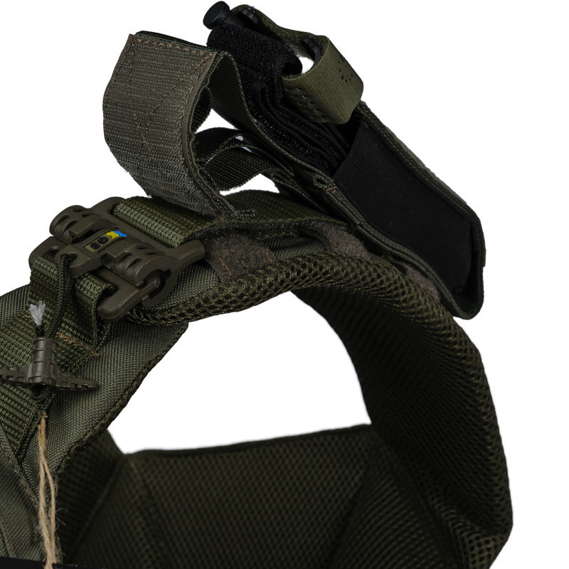 Плитоноска тактична Warmor Gen.3 Pro Max зі швидким скиданням з підсумками (Оливковий) Київ - фото 7