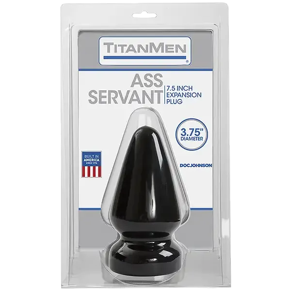 Пробка для фістингу Doc Johnson Titanmen Tools - Butt Plug 3.75 Inch Ass Servant, діаметр 9,4см Львов - изображение 2