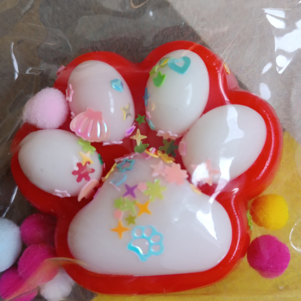 Лапки сквиш новогодняя антистресс лапка Табо Киев - изображение 1