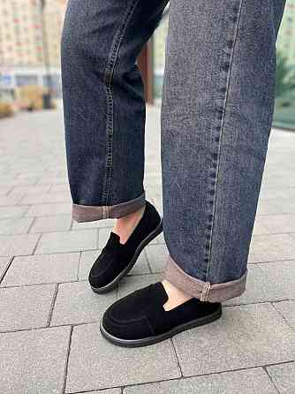 Zemira Балетки жіночі M.KRAFT T-79 чорні (весна-осінь, замша натуральна) (5788) Коломия