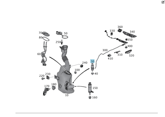 Mercedes-Benz  A2218690121 Насос склоомивача CLS C219 E-class W211 C-class W203 CLK Coupe C209 E-class W212 SLK/SLC R172 C-Class W204 CL C216 S-class  Одеса