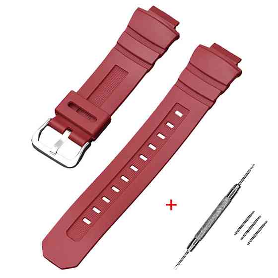 Ремінець для Casio G-Shock G-7700 Red SI SBR Київ