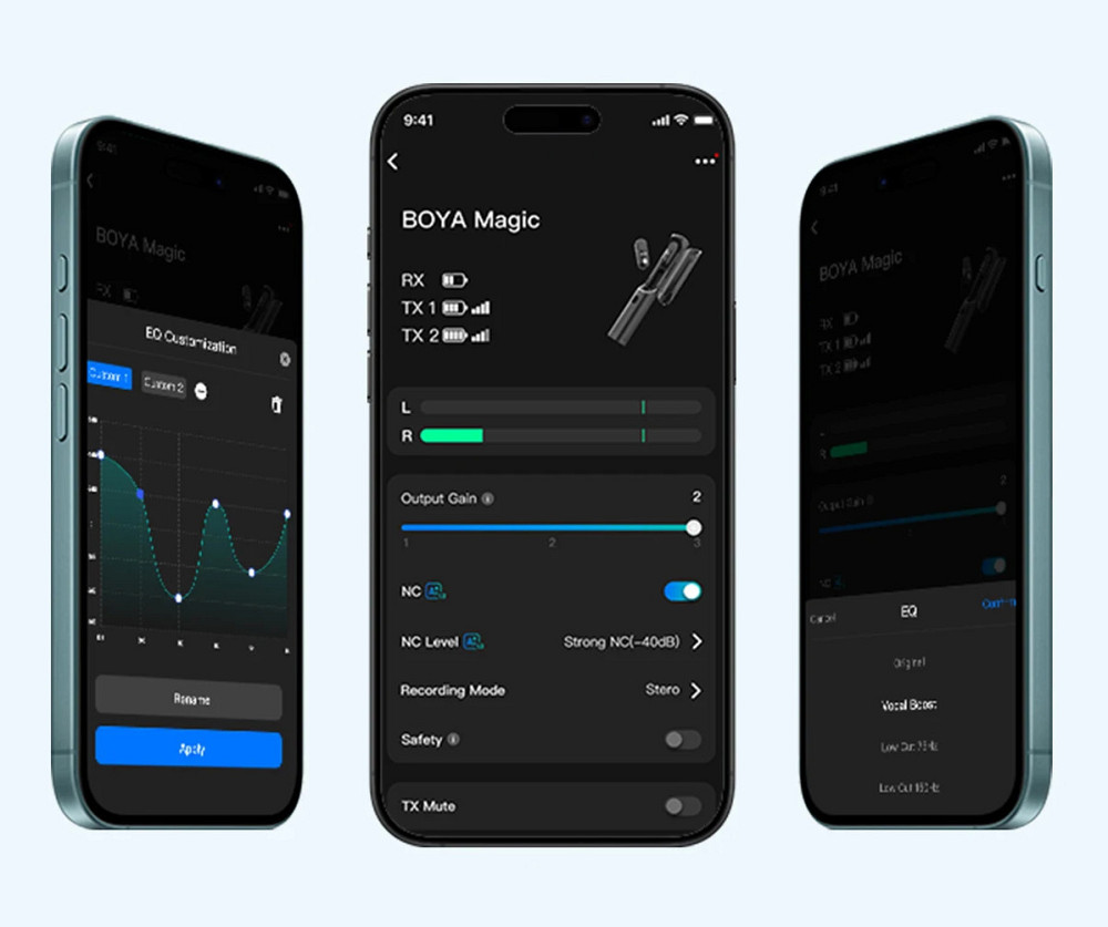 Мікрофон 3в1 петличний настільний ручний Type-C Boya Magic 05 Київ - фото 8