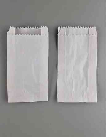 Бумажные пакеты саше  9/4*17 белый (100 шт) Харьков