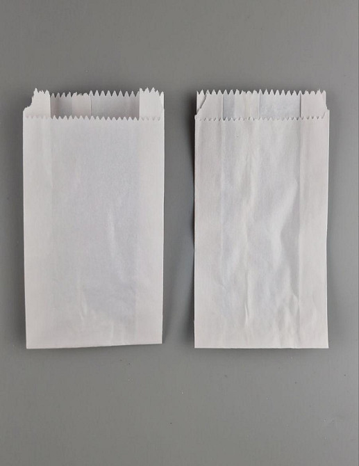 Бумажные пакеты саше  9/4*17 белый (100 шт) Харьков - изображение 1