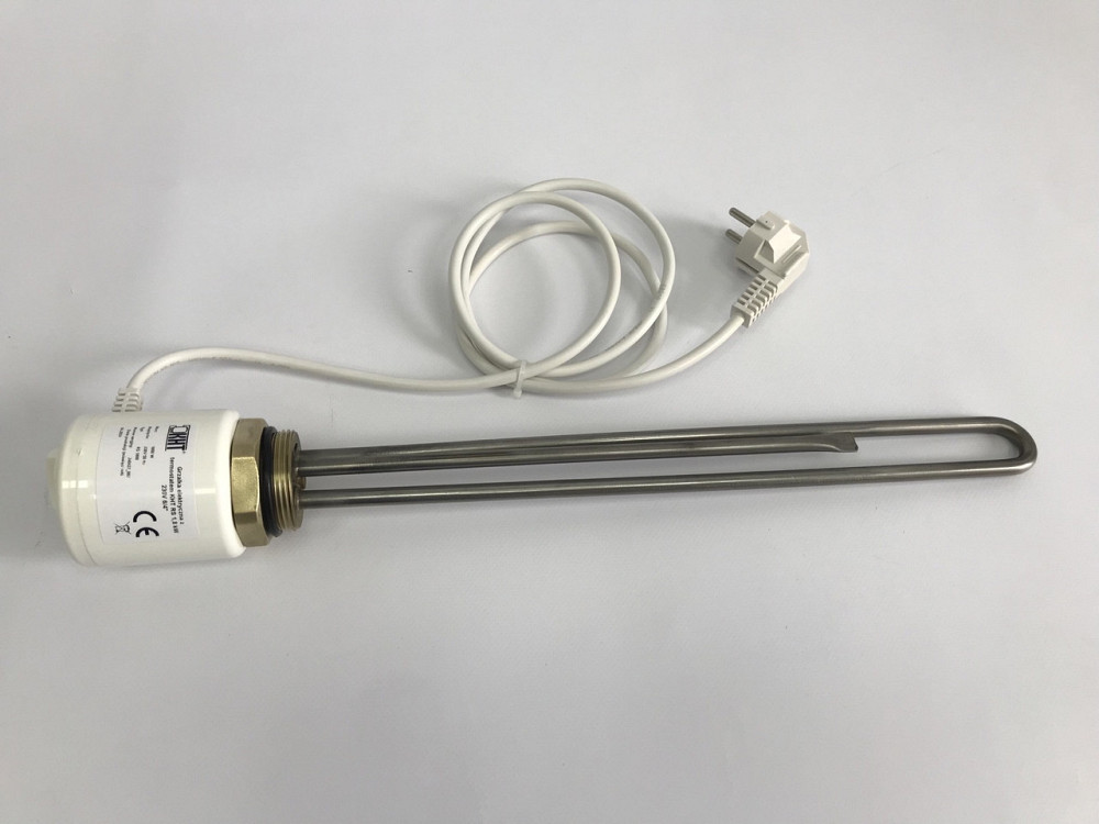 Тен электрический с терморегулятором GR-B KHT 2 квт 1 1/4, 220 Харьков - изображение 1