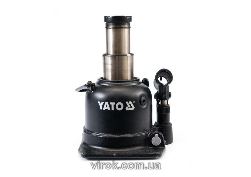 Домкрат гідравлічний стовбцевий YATO : 10 т, H= 125 - 225 мм, подвійний шток [2] Одеса - фото 1