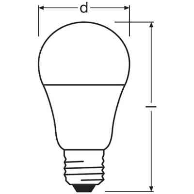 Автолампа Osram LED лампа побутова (8543709000) (OS CLA60-095/840VL) Винница