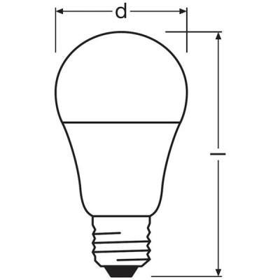Автолампа Osram LED лампа побутова (8543709000) (OS CLA60-095/840VL) Винница - изображение 2