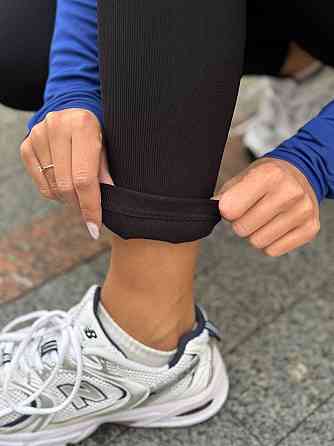 Женские базовые тплые лосины рубчик с начесом 46/48 Одесса