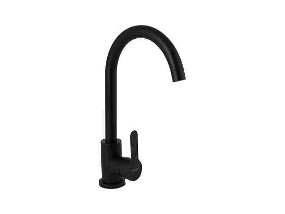 Смеситель на мойку черный Pure 015F Matt (k35) BRIPUR015FBLM ТМ Brinex Киев