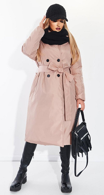 Модне пальто з плащової тканини (42) Київ - фото 8