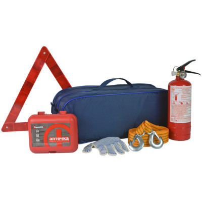 Набір техдопомоги Poputchik автомобіліста універсальний 1 синій (01-016-У) Вінниця - фото 1