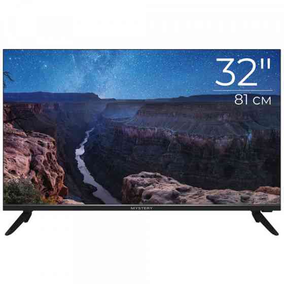 TV 32 Mystery MTV-3230HST2 HD Ready/T2/Smart TV/Android 11/2xUSB 2.0/Wi-Fi/Frameless/Black (MTV-3230HST2) Київ