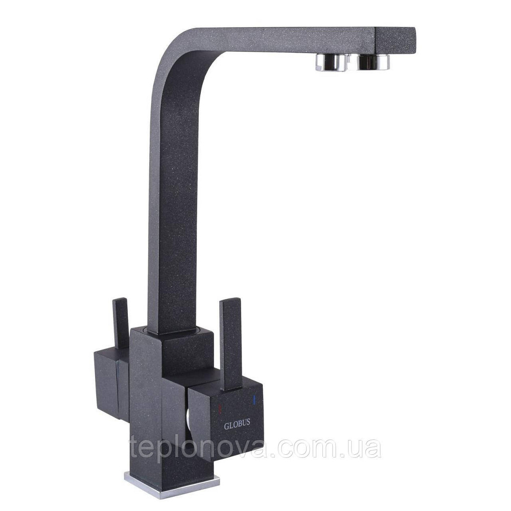 Змішувач для кухні під осмос Globus Lux LAZER GLLR-0111-1-ONIX Чернівці - фото 3