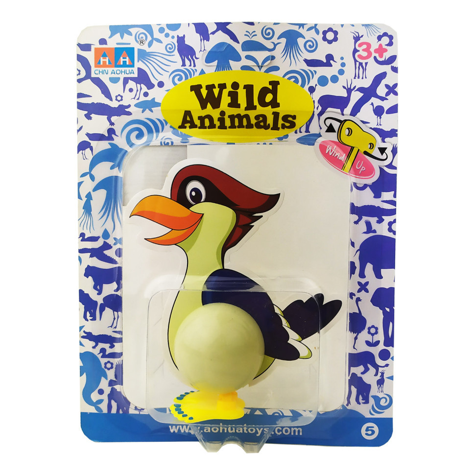 Іграшка заводна "Птах" 2031A 15 см  Жовто-блакитний Вінниця - фото 1