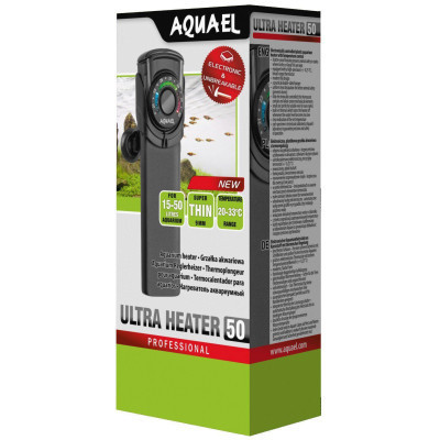 Аквариумный обогреватель AquaEl Ultra Heater сверхточный 50 Вт (5905546313421) Винница - изображение 1