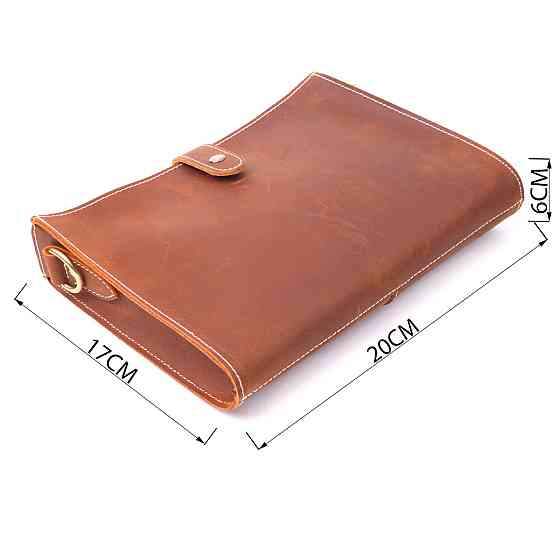 Вінтажна сумка жіноча з натуральної шкіри 21301 Vintage Коричнева Київ