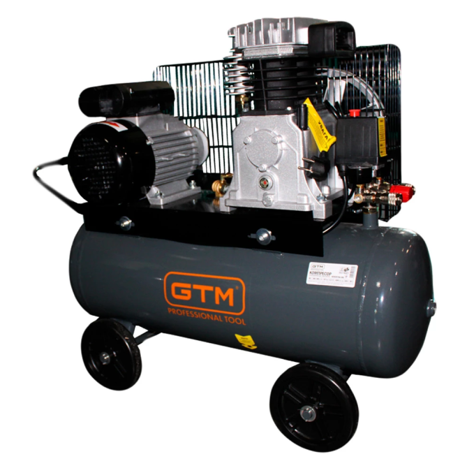 Поршневой воздушный компрессор 50 л GTM KCH2070A-50L ременный : 50л, 2.2 кВт, 300 л/мин Киев - изображение 1