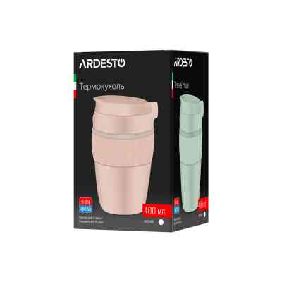 Термочашка Ardesto Cosy 400 мл Чорна (AR2640BT) Винница