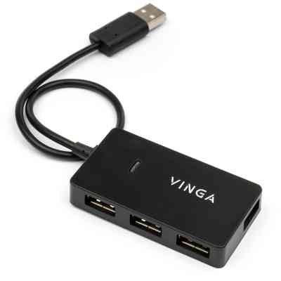 Концентратор Vinga USB2.0 to 4*USB2.0 HUB (VHA2A4) Винница