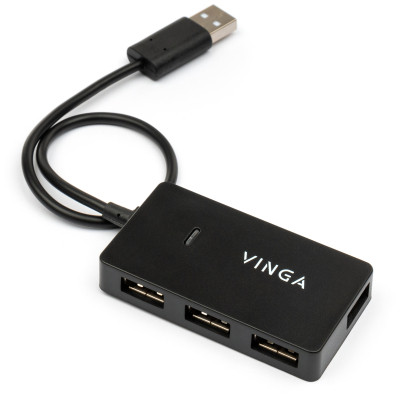Концентратор Vinga USB2.0 to 4*USB2.0 HUB (VHA2A4) Винница - изображение 3