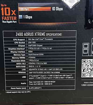 Материнська плата: Aorus Z490 Xtreme LGA 1200+ операційка. Київ