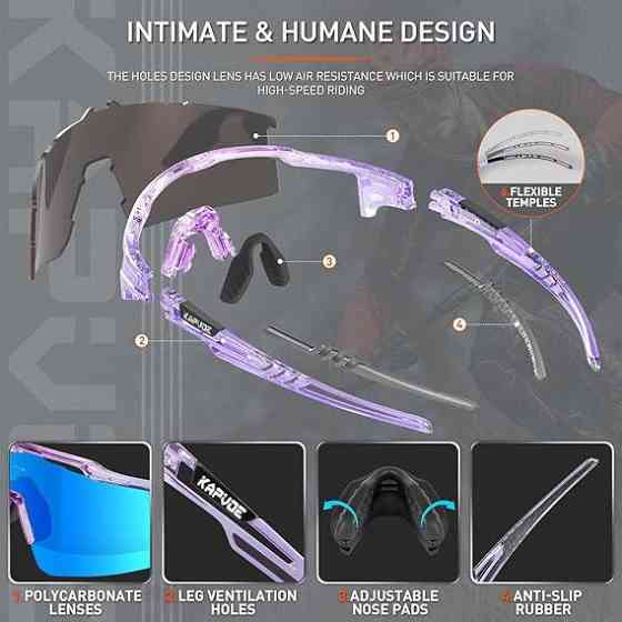 Спортивні окуляри з поляризацією KAPVOE Луцк