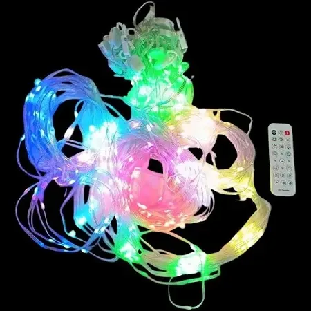 Гирлянда штора SMART SFK08 3×2м, 20 нитей по 20 лампочек, управление через APP и Bluetooth, US Одесса - изображение 1