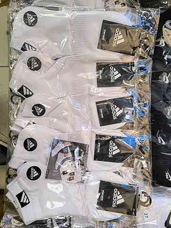 Набор качественных мужских носков средней висоты хлопок 3 штук Адидас ADS3 Киев