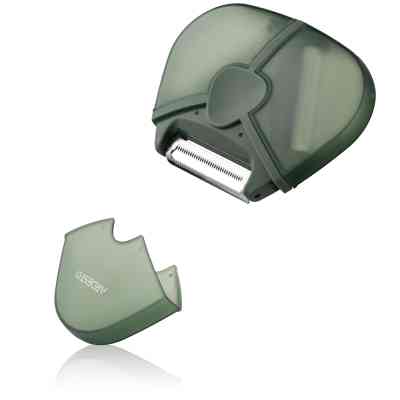 Овощечистка Ardesto Gemini, нержавіюча сталь, пластик, зелений (AR2169PG) Винница