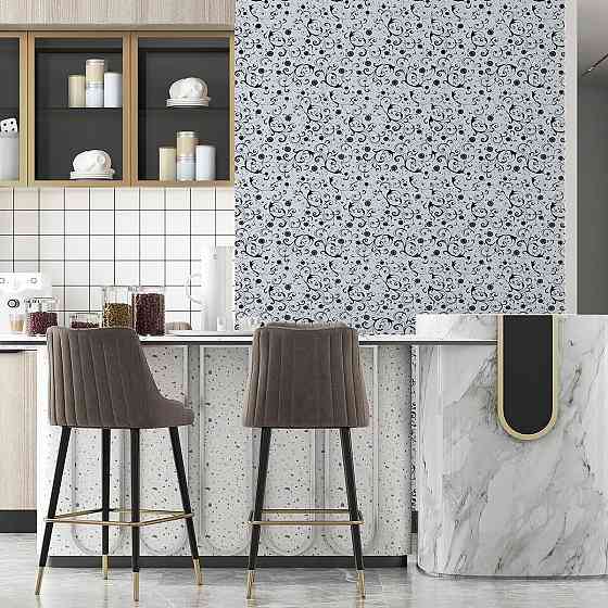 Самоклеющаяся пленка 0,45х10м х 0,07мм Белые вензеля (10175) SW-00000828 Днепр