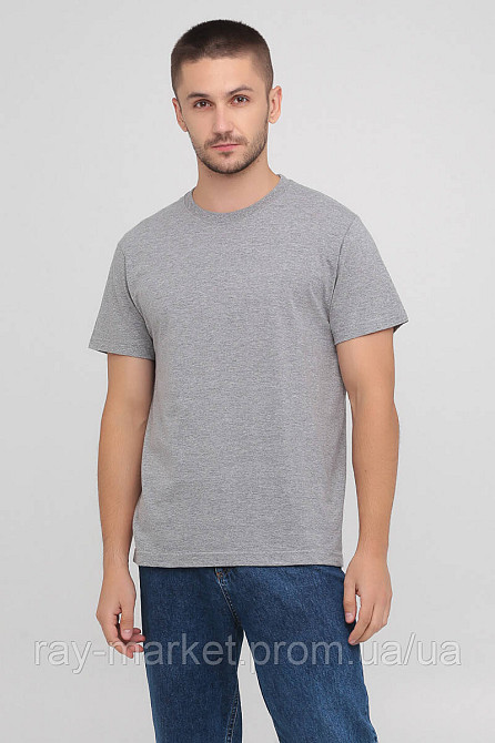 Набір базових футболок 5шт Stedman Classic-T чоловічий білий/ сірий меланж/ темно-сірий/ блакитний/ темно-синій (ST2000-5PACK4) Київ - фото 5