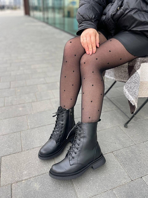 Edan Instruments Черевики жіночі EDAN 278 чорні (зима, шкіра натуральна) (5742) 37 Коломия - фото 1