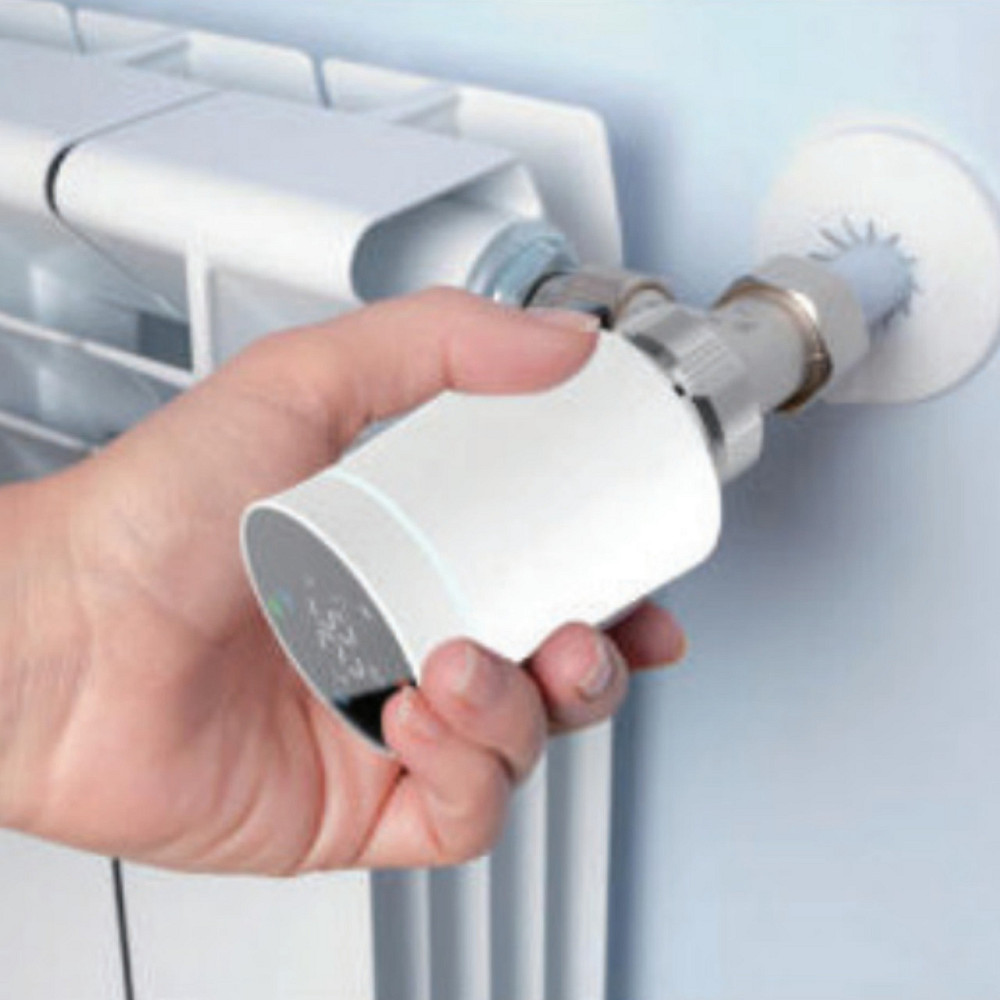 Бездротовий програмований сервопривід для термостатичного крана (Білий матовий) ZTRV-BY-100(W) Київ - фото 6