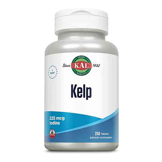 Водоросли KAL Kelp Iodine 225mcg 250 табл Киев