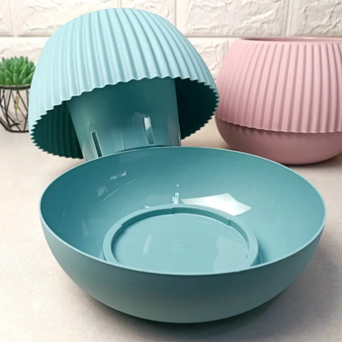 Вазон Бохо 14 см ізо-блакитний Алеана Житомир - фото 5