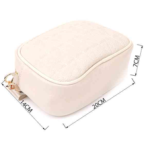 Женская сумка на каждый день из натуральной кожи Vintage 22904 Белый Киев