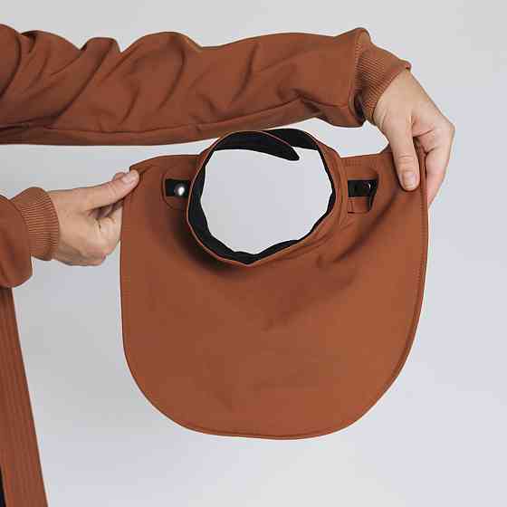 Куртка-трансформер Love & Carry Softshell 4 в 1 Оранжево-коричневий Київ