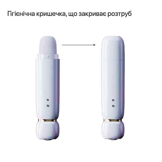 Вакуумный клиторальный стимулятор Zalo Lia Lavender Purple, 3 насадки, 3 режима, разная интенсивность Sex Aura Киев