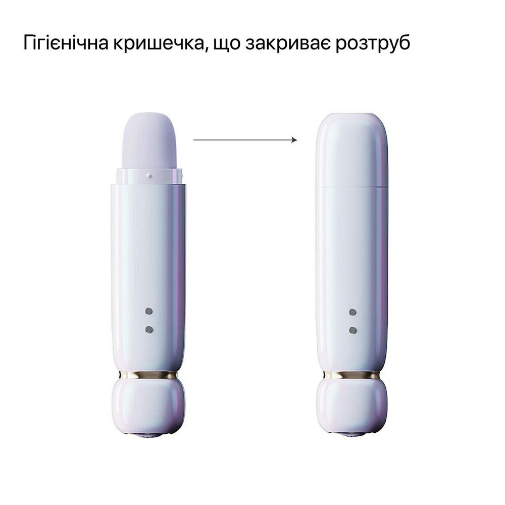 Вакуумный клиторальный стимулятор Zalo Lia Lavender Purple, 3 насадки, 3 режима, разная интенсивность Sex Aura Киев - изображение 6