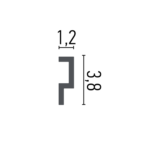 Молдинг полимерный Grand Decor HCR 503 Flexi Днепр