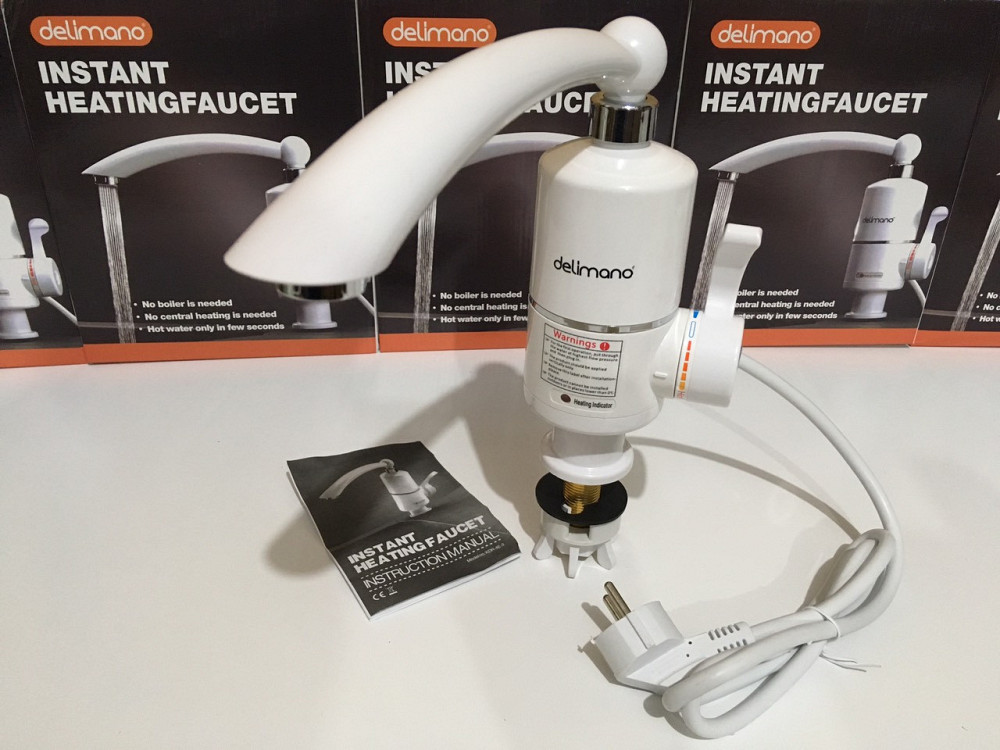 Проточный Водонагреватель Delimano без экрана, Мини бойлер R 18/ 0025 (24) Одесса - изображение 4