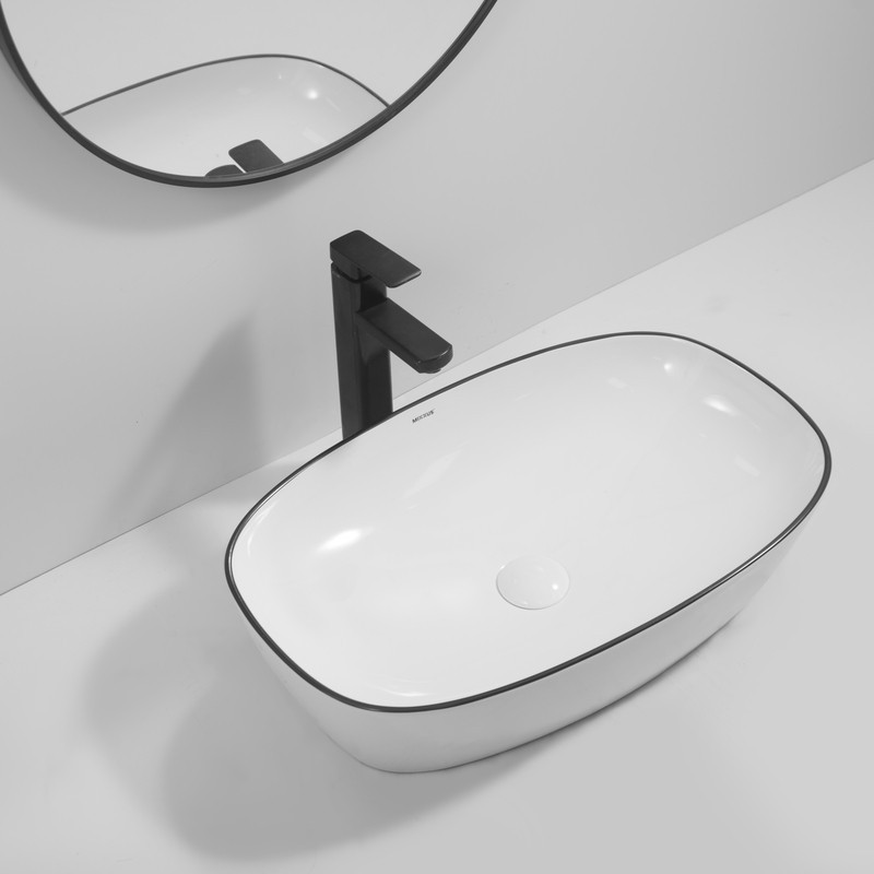 Раковина накладна Mixxus Premium DIVERSE-0111 EDGE BLACK 600х380х140mm   ( MP6562 ) 31057 Харьков - изображение 6