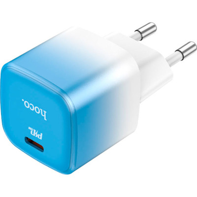 Зарядное устройство HOCO C101A USB-C PD20W Ice Blue (6931474769374) Винница - изображение 4
