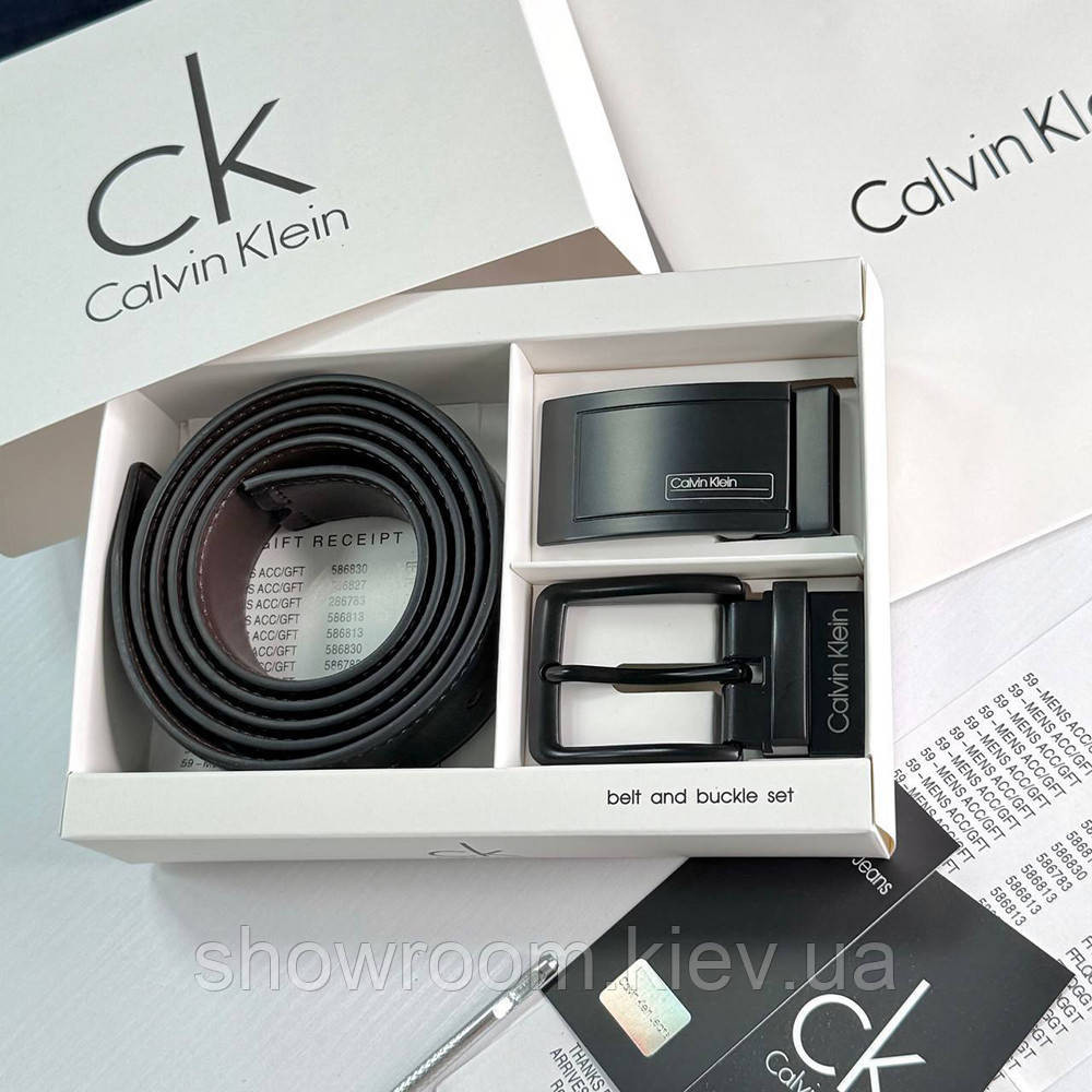 Ремень и две пряжки в подарочной упаковке Ск (408-1) Киев - изображение 1
