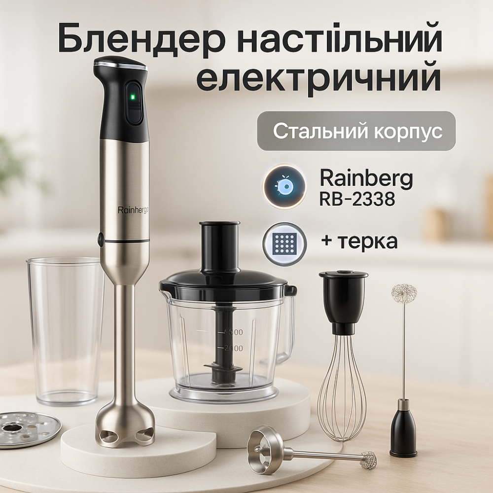 Блендер Rainberg RB-2338 1600Вт KT-21 Львов - изображение 14