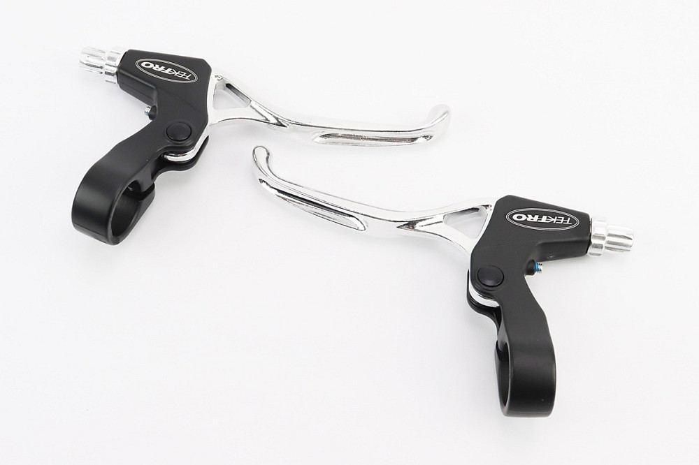 Гальмівні ручки, алюмінієві, чорно-сірі TS384A Київ - фото 1